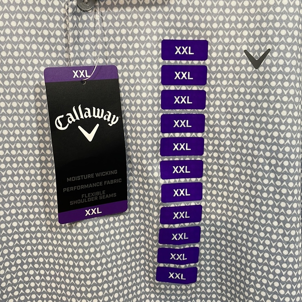 Callaway Short Sleeve Golf Polo Shirt - Picture 4 of 6